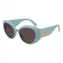 GUCCI GG0809S-004 Moteriški Akiniai nuo Saulės - Juodas Acetato Rėmelis, Pilki Lęšiai, 51mm