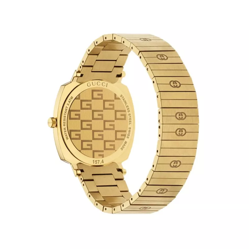 Gucci Grip Unisex Laikrodis 35mm Nerūdijantis Plienas YA157409