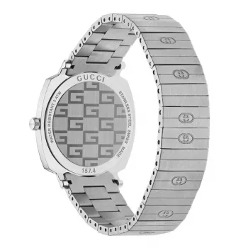 GUCCI Grip moteriškas laikrodis YA157401 35mm Gold PVD nerūdijantis plienas kvarcinis