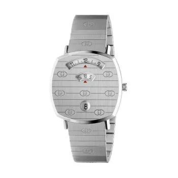 GUCCI Grip moteriškas laikrodis YA157401 35mm Gold PVD nerūdijantis plienas kvarcinis
