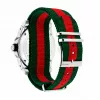 GUCCI Vyriškas Laikrodis YA136209A 45mm Šveicariškas Kvarcinis Nerūdijantis Plienas Guma Juodas
