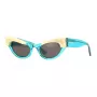 GUCCI Moteriški GG1167S-004 Cat Eye Akiniai Nuo Saulės Juodas Acetatas Tamsiai Pilki Lęšiai 52/21/140 mm