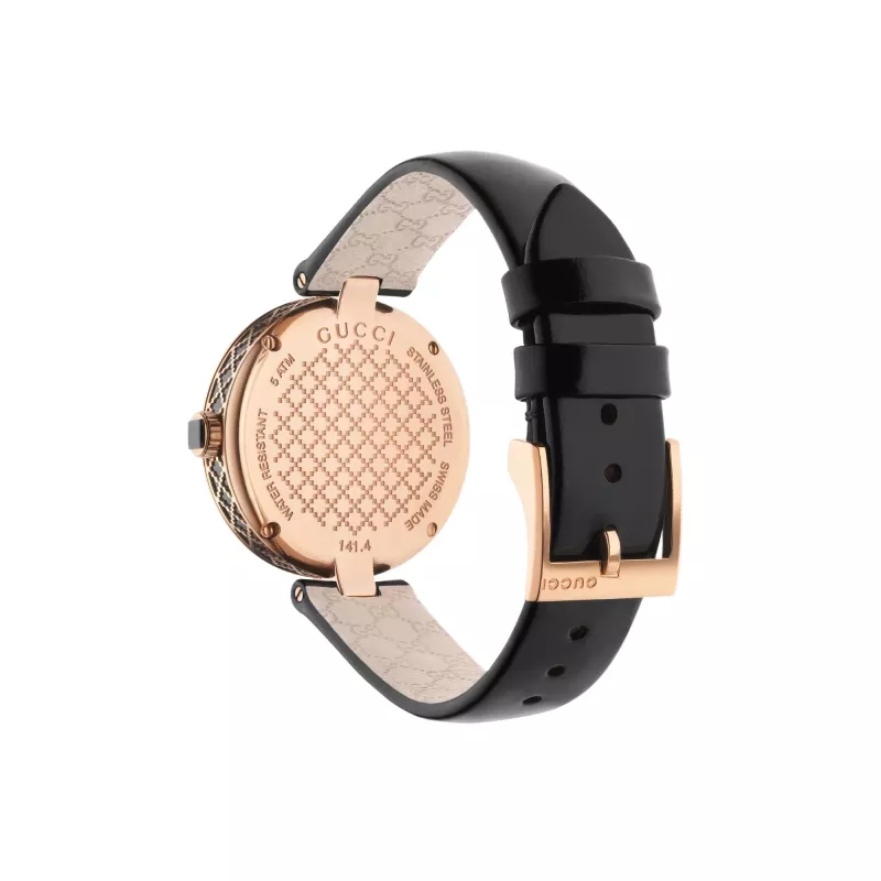 GUCCI YA141401 Moteriškas Šveicariškas Kvarco Laikrodis 32mm Nerūdijančio Plieno Tinklelis