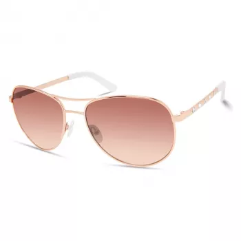 Guess GF0408-6128F Moteriški Akiniai nuo Saulės Havana Rudi Gradientiniai 61mm