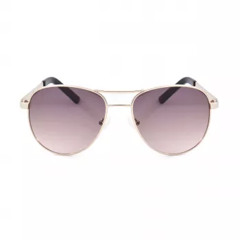 GUESS GF0408-6132F Moteriški stačiakampiai akiniai nuo saulės su gradientiniais lęšiais