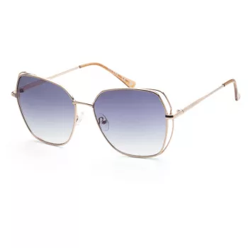 Guess GF0416-6028W Moteriški Drugelio Formos Akiniai Nuo Saulės Havana Ruda Gradient 60mm