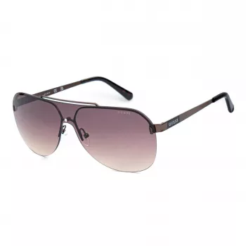 GUESS GF5053-0048F Vyriški stačiakampiai akiniai nuo saulės Havana Brown Gradient