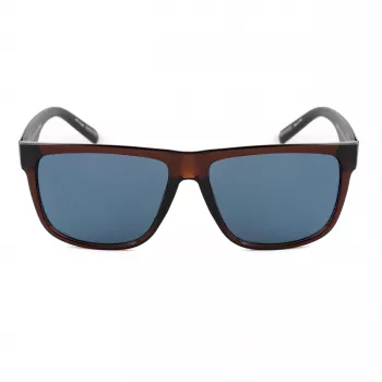 GUESS MAN Akiniai GO00058-6145V Kvadratinis Rėmas Blizganti Juoda Rūkytas Stiklas 61mm