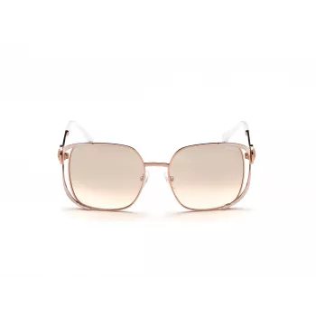 GUESS Moteriški Drugelio / Katės Akies Akiniai Nuo Saulės GU7626-5828U Havana/Ruda Gradient 58mm
