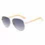 GUESS moteriški drugelio formos akiniai nuo saulės GU00173-6028W Havana rudi gradientiniai 60mm