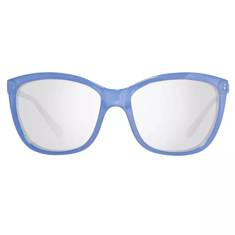 GUESS Moteriški Drugelio Formos Akiniai Nuo Saulės GU7444-5884C Havana Ruda Vėžlio Kiauto Acetato Rėmelis Rudi Gradientiniai Lęšiai 58mm