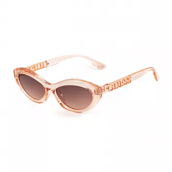 GUESS Moteriški „Cat Eye“ Akiniai Nuo Saulės GO00070-5572F Havana/Ruda