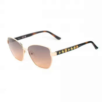 GUESS Moteriški „Cat Eye“ Akiniai Nuo Saulės GU00102-5632F Havana Rudi Gradient 56mm