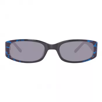 GUESS moteriški katės akies formos akiniai nuo saulės GU7435-5192A blizgūs juodi gradientiniai rūkyti 51mm