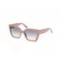GUESS moteriški akiniai nuo saulės GU00162-5557W, kvadratinis rėmas, Havana spalvos, rudi gradientiniai lęšiai, 55 mm