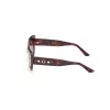Moteriški GUESS GU00163-5452F drugelio formos akiniai nuo saulės, Havana acetato rėmelis, rudi gradientiniai lęšiai, 54/20/140 mm