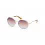 GUESS moteriški GU7842S5833F dideli kvadratiniai akiniai nuo saulės, Havana rėmelis, rudi gradientiniai lęšiai, 58mm