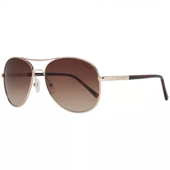 Moteriški „Guess“ akiniai nuo saulės GF0295-33F Brown Havana Butterfly 60mm