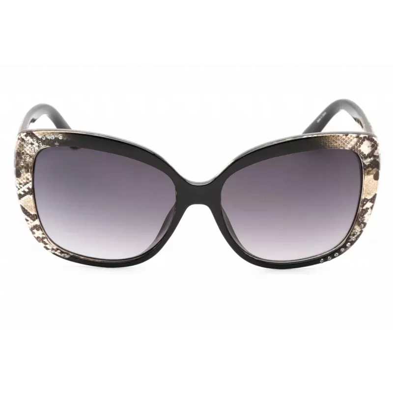 GUESS Moteriški Akiniai nuo Saulės GF0383-05B Butterfly Cat-Eye Juodi Gradient Smoke 57mm