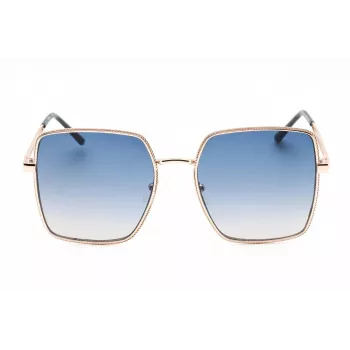 Guess Moteriški Akiniai Nuo Saulės GF0419-28W Havana Acetato Rėmelis Rudi Gradientiniai Lęšiai 58mm