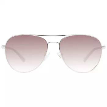 GUESS Moteriški Akiniai nuo Saulės GF6143-32F Havana Drugelio Rėmeliai Rudi Gradientiniai Stiklai 59mm