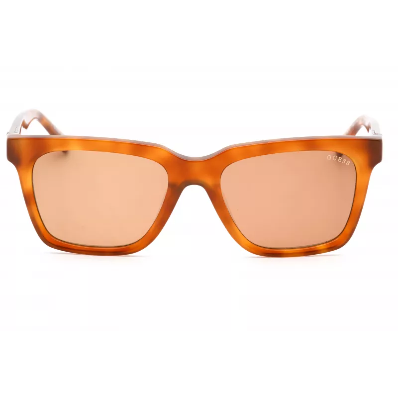 GUESS Moteriški Akiniai Nuo Saulės GU00064-56E Havana/Ruda Kvadratinis Rėmelis 53mm