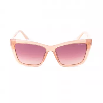 GUESS Moteriški akiniai nuo saulės GU00098-5557F Havana Acetate Square Frame Brown Gradient Lens 55/14/135 mm
