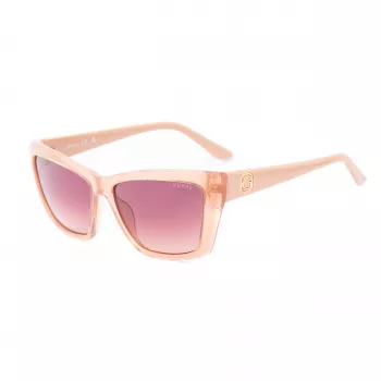 GUESS Moteriški akiniai nuo saulės GU00098-5557F Havana Acetate Square Frame Brown Gradient Lens 55/14/135 mm