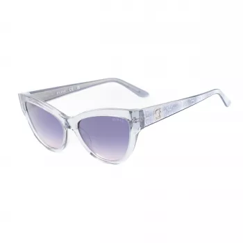 GUESS Moteriški Akiniai Nuo Saulės GU00112-5620B Havana Acetato Kvadratinis Rėmas Rudas Gradientinis Lęšis 56/17/140 mm