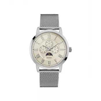 GUESS W0871G4 Moteriškas Analoginis Kvarcinis Laikrodis 43mm Mėlynas Silikonas