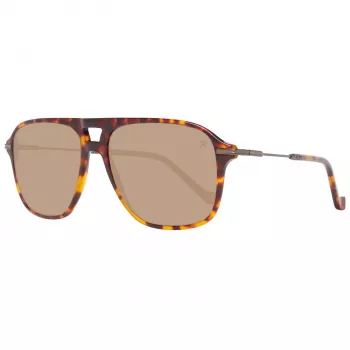 HACKETT MAN AKINIAI NUO SAULĖS HSB86512756 - Havanos acetatinis stačiakampis rėmelis su rudais gradientiniais lęšiais - 56/16/140 mm