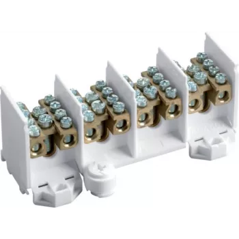 Hager K28N 4 polių magistralinė gnybtų kaladėlė 25/4x16 mm² pilka