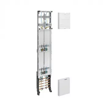 Hager universZ ZH53X3 pilnas skaitiklių skydas 1350 mm, 2 skaitiklių vietos, 1 laukas, EON