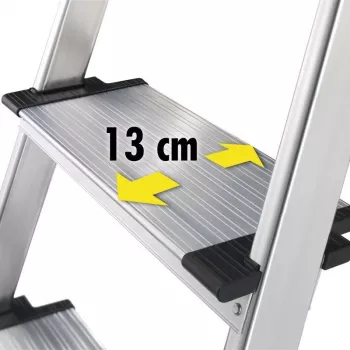 HAILO buitinės kopėčios L80 ComfortLine aliumininės 6 pakopų