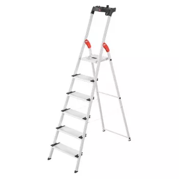 HAILO buitinės kopėčios L80 ComfortLine aliumininės 6 pakopų