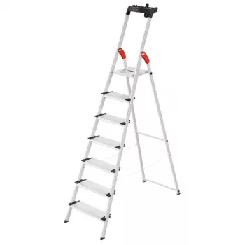 HAILO L80 ComfortLine namų kopėčios, aliumininis, 7 pakopų