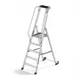 HAILO Master P80 aliuminės mobilios platforminės kopėčios, 5 pakopų, 150 kg, EN 131