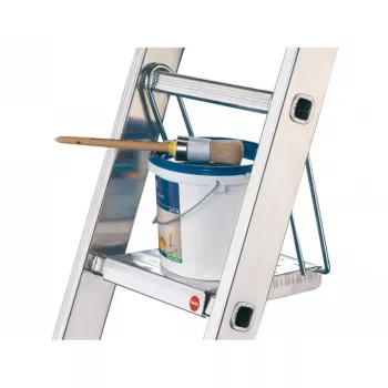 HAILO SavetyLine papildoma pakopa ant laiptų, 2 pakopų sulankstoma pakopėlė, aliuminis, 150 kg apkrova, TÜV/GS