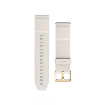 Hama NFC Payment Wristband, belaidis atsiskaitymas, skirtas laikrodžiui / išmaniajam laikrodžiui, 20 mm, smėlio spalvos 00178658