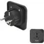 Hama kelioninis adapteris Type E ir F, 3 polių, universalus, iš viso pasaulio į Europą, juodas (00223461)