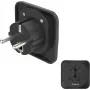 Hama kelioninis adapteris Type E/F, 3 polių, universalus, iš viso pasaulio į Europą, juodas (00137245)