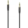 Hama itin plonas auksu padengtas 3,5 mm stereo garso kabelis 1,5 m 00202012