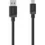 Hama USB-A į Micro-USB įkrovimo ir duomenų kabelis, 1 m, juodas 00201803