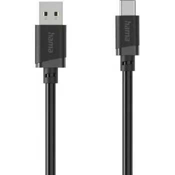 Hama USB-A – USB-C laidas, 0,5 m, juodas (00201818)