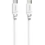 Hama USB-C į USB-C įkrovimo kabelis, 60 W Power Delivery, 1 m, baltas (00201807)