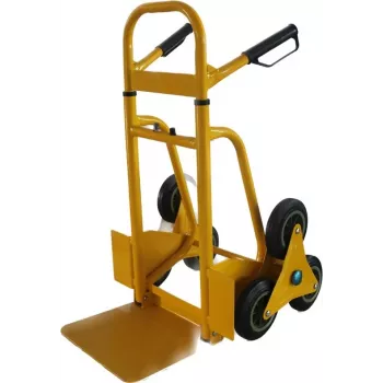 Rankinė vežimėlis HT-023-1 200 kg plieninis su pneumatiniais ratais, mėlynas