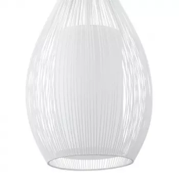 Pakabinamas šviestuvas E27 Glo Razoni 19 cm Baltas