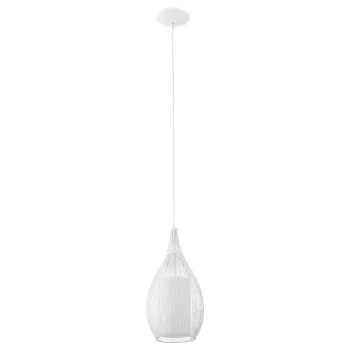 Pakabinamas šviestuvas E27 Glo Razoni 19 cm Baltas