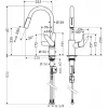 Hansgrohe Focus M41 Single Lever Kitchen Faucet with Pull-Out Spray, Chrome
