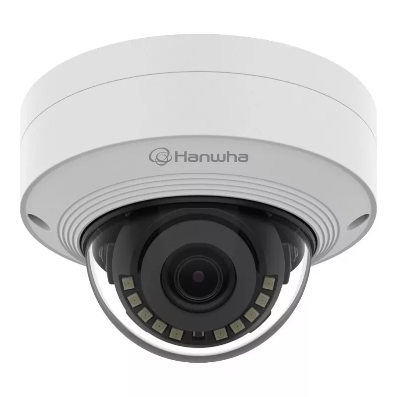 HANWHA QNV-C9011R 8MP IR tinklinė kupolinė kamera, 3,0mm, AI, H.265, PoE, IP66, IK10